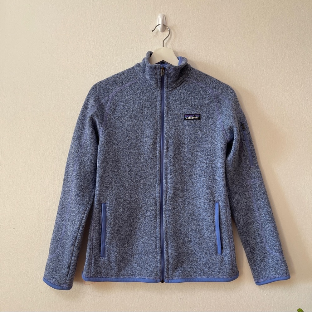 Patagonia better sweater full zip woman’s Sz w small (j2407)